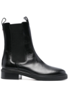 Aeyde 45mm Jack Leather Ankle Boots In Schwarz