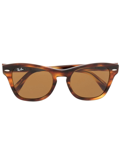 Ray Ban Cat-eye Sunglasses In Braun