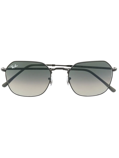 Ray Ban Hexagon-frame Sunglasses In Schwarz