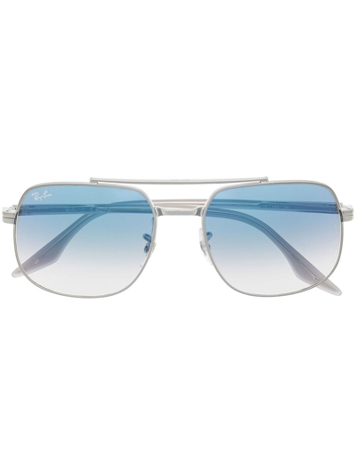 Ray Ban Oversized Sunglasses In Silber