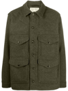 Filson Button-front Shirt Jacket In Green