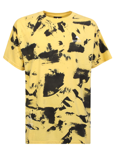 Mauna Kea Yellow Cotton T-shirt In Gold