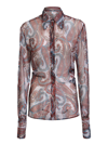 DSQUARED2 ALL-OVER SHEER SHIRT