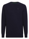 Barbour Tisbury Crewneck Knitted Jumper In Blue