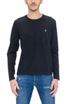 Polo Ralph Lauren Logo Embroidered Crewneck Sweatshirt In Black