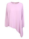 Her Shirt Lilac Asymmetrical Blouse In Purple