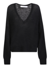 Iro Ball V-neck Sweater Black In Black