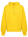Sunnei Cotton Sweatshirt Unisex In Yellow