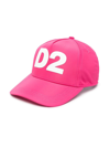 DSQUARED2 LOGO-PRINT BASEBALL CAP