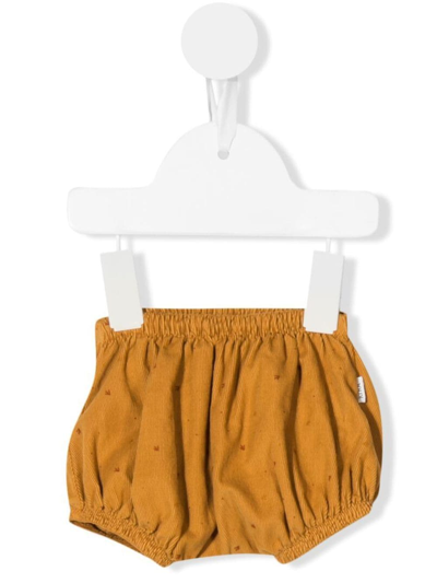 Knot Babies' Jo Corduroy Shorts In Brown