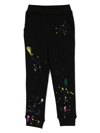 Mostly Heard Rarely Seen 8-bit Louis Paint-splatter Track Pants In Black