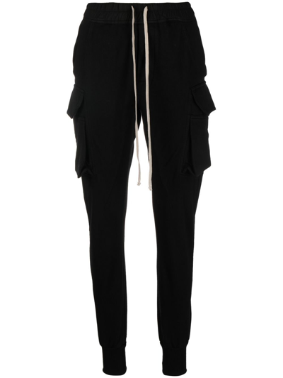 Rick Owens Drkshdw Black Porterville Mastodon Cut Lounge Pants In 09 Black
