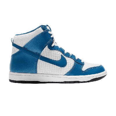 Pre-owned Nike Wmns Dunk High Skinny 'light Blue Lacquer' In White