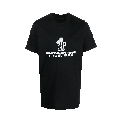 Pre-owned Moncler Genius Short-sleeve T-shirt 'black'