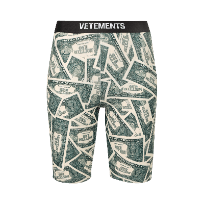 Pre-owned Vetements Million Dollar Cycling Shorts 'million Dollar' In Multi-color