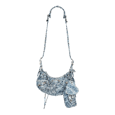 Pre-owned Balenciaga Le Cagole Xs Shoulder Bag 'blue'