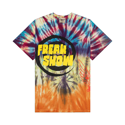 Pre-owned Gallery Dept. Freak Show Tee 'tie Dye' In Multi-color