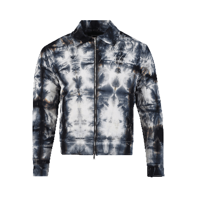 Pre-owned Nahmias Padded Zip Jacket 'blue Tye Dye'