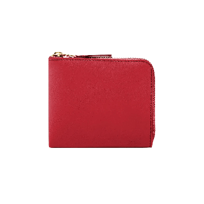 Pre-owned Comme Des Garçons Classic Leather Line L-zipper Wallet 'red'