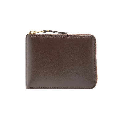 Pre-owned Comme Des Garçons Classic Leather Line U-zipper Wallet 'brown'