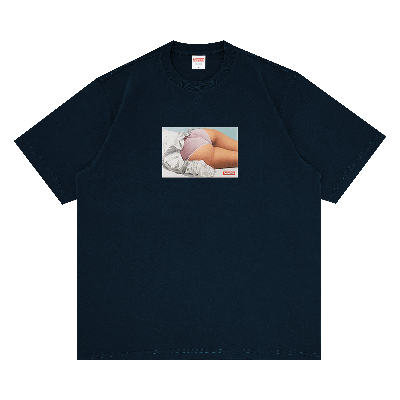Pre-owned Supreme Maude Tee 'navy' In Blue