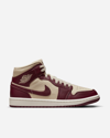 Jordan Air  1 Mid In Red