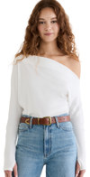 Free People Fuji Thermal Tee In Ivory