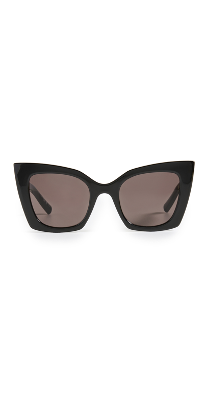 Saint Laurent Sl 552 Ultra Cat Eye Sunglasses In Black