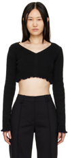 Jacquemus Black & Navy 'la Maille Santon' Sweater In 990 Black