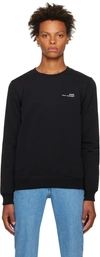 A.P.C. BLACK ITEM SWEATSHIRT