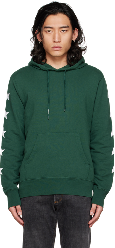 Golden Goose Cotton Sweatshirt With Green Color Print