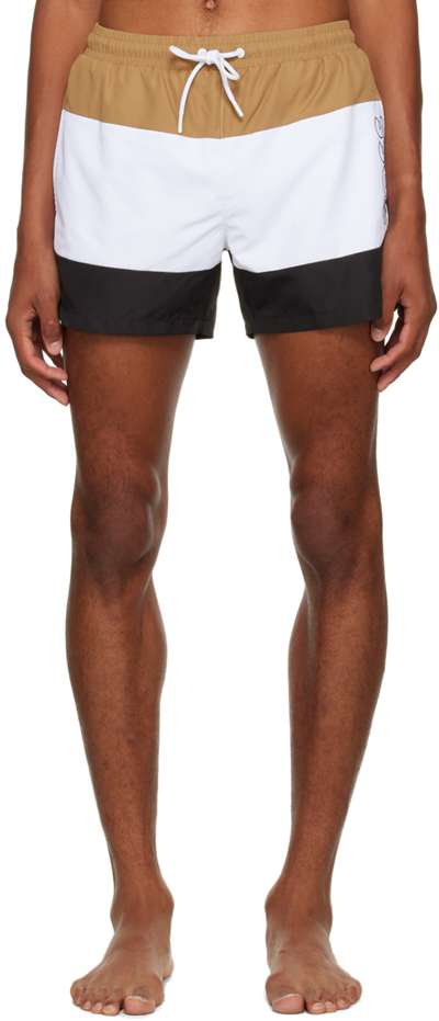 Hugo Boss Colour Block Swim Shorts - Multi Stripe