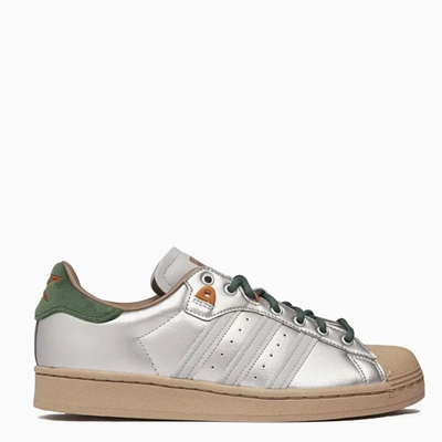 Adidas Originals Silver Superstar Yanwai Sneakers In Multicolor | ModeSens