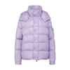Moncler Maya Padded Shell-down Jacket In Lilac