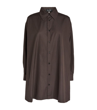 Eskandar Cotton Shirt In Brown