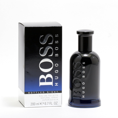 Hugo Boss Boss Bottled Night Men By - Edt Spray 6.7 oz In Black
