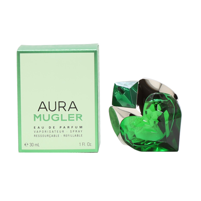 Mugler Aura  Ladies Edp Spray Refillable 1 oz In Green