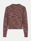 ISABEL MARANT ÉTOILE PINK WOOL BLEND PLEANY SWEATER