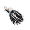 LANCEL ARTY LEATHER TASSEL KEYRING