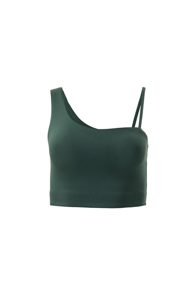 Girlfriend Collective Moss Bree One Shoulder Bra
