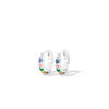 Hatton Labs Sterling Silver Eternity Hoop Earrings In Silver