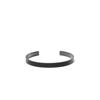Le Gramme Black Le 9g Brushed Ribbon Bracelet In Black