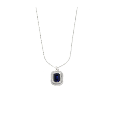 Hatton Labs Sterling Silver Topaz Pendant Necklace