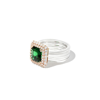 Hatton Labs Sterling Silver Halo Ring In Silver