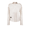 Isabel Marant Silver Lupita Crystal Embellished Top In Neutrals