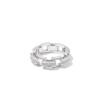 SHAY 18K WHITE GOLD DECO LINK CHAIN DIAMOND RING,SMR454WG18612610