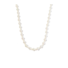 Hatton Labs Sterling Silver Pebbles Pearl Necklace In Silver