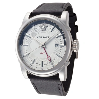 Pre-owned Versace Men's Vev300119 Gmt Vintage 42mm Quartz Watch