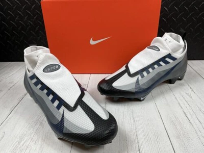 Pre-owned Nike Vapor Edge 360 Pro Football Cleats Black White Navy Dv0778-001 Size 11 In White / Black / Blue