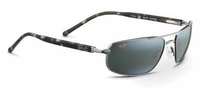 Pre-owned Maui Jim Kahuna 162-02 Gunmetal Frame/neutral Grey Polarized Sunglasses In Neutral Gray